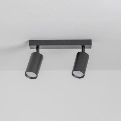 Brilagi - Foco empotrable LED regulable SELE 2xGU10/6,5W/230V 2700-6500K negro