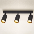 Brilagi - Foco empotrable LED regulable SELE 3xGU10/6,5W/230V 2700-6500K negro/dorado