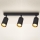 Brilagi - Foco empotrable LED regulable SELE 3xGU10/6,5W/230V 2700-6500K negro/dorado