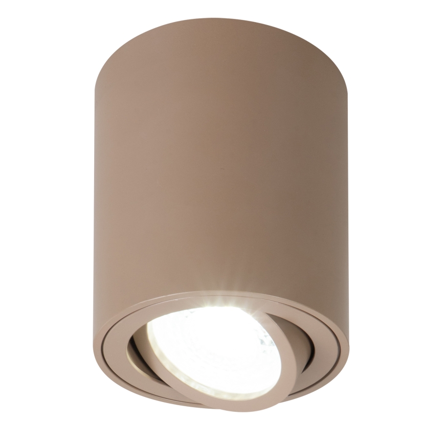 Brilagi - Foco empotrable LED RGBW regulable MIA 1xGU10/4,8W/230V 3000K 100x80 mm beige + mando a distancia