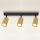 Brilagi - Foco empotrable LED RGBW regulable SELE GOLDEN 3xGU10/6,5W/230V 2700-6500K negro/dorado