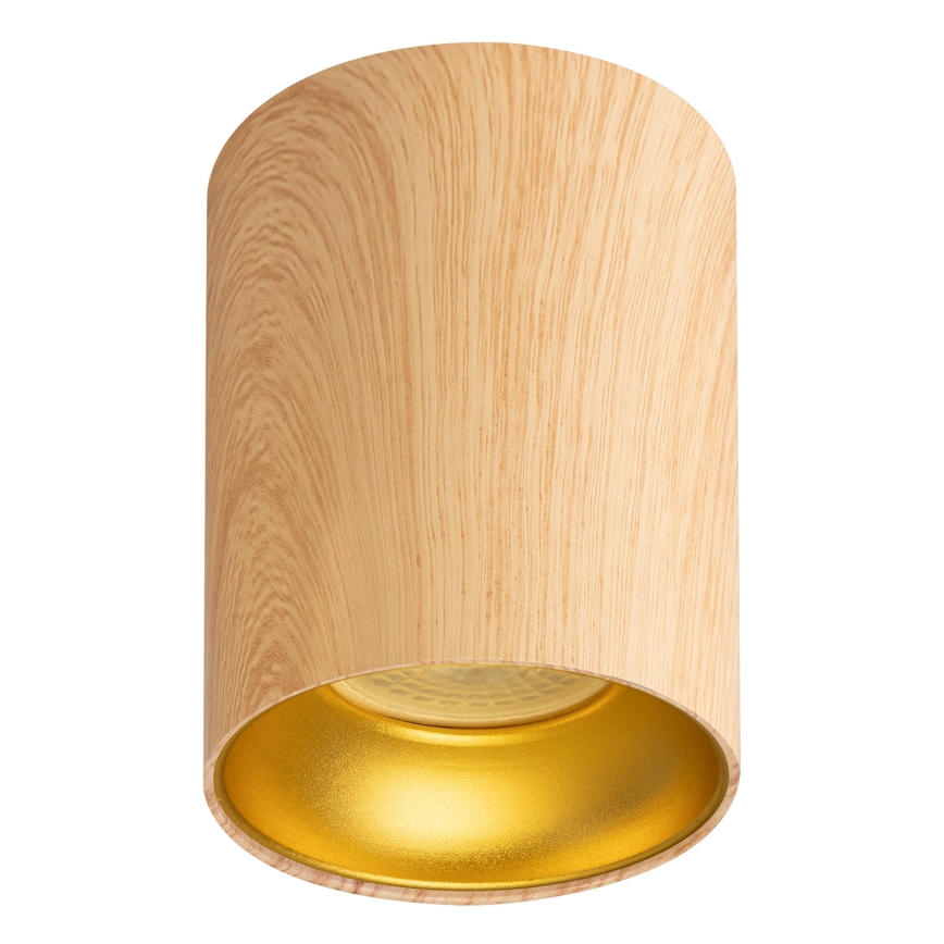 Brilagi - Foco LED empotrable RGBW regulable TRINE 1xGU10/30W/230V 2700-6500K con Wi-Fi, acabado roble