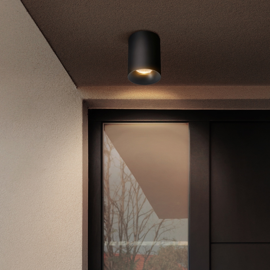 Brilagi - Foco empotrable LED RGBW regulable TRINE 1xGU10/30W/230V 3000K Wi-Fi negro