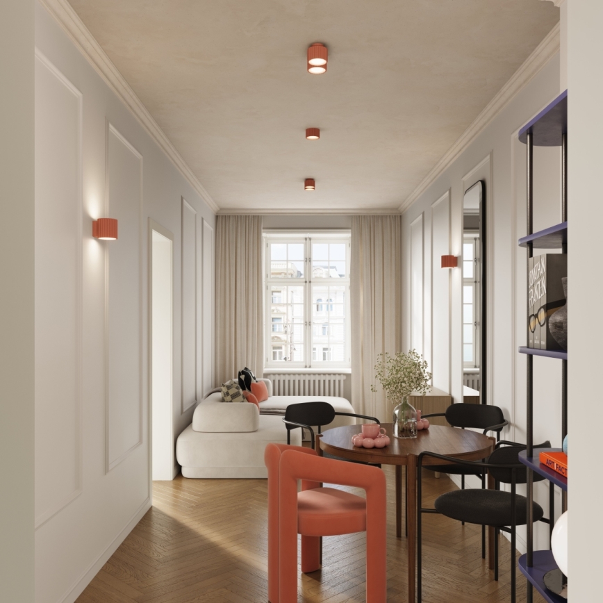 Brilagi - Foco empotrable LED SFERA 1xGX53/30W/230V, diámetro 10 cm, rosa