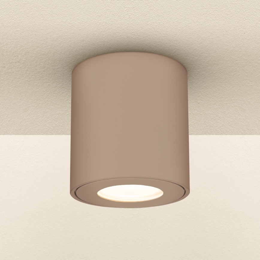 Brilagi - Foco empotrable para baño MIA 1xGU10/30W/230V 84x80 mm beige IP54