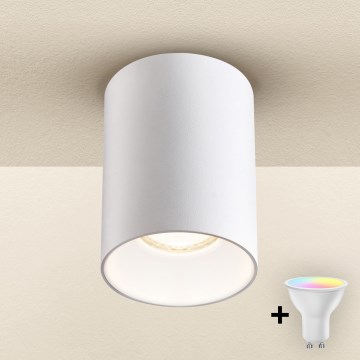Brilagi - Foco empotrable regulable LED RGBW TRINE 1xGU10/30W/230V 2700-6500K Wi-Fi blanco