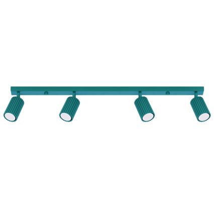 Brilagi - Foco empotrado LED CRESTO 4xGU10/10W/230V turquesa