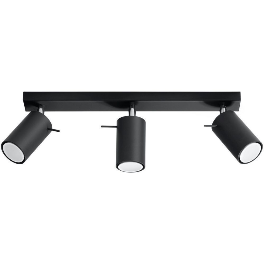 Brilagi - Foco LED ASMUS 3xGU10/7W/230V negro