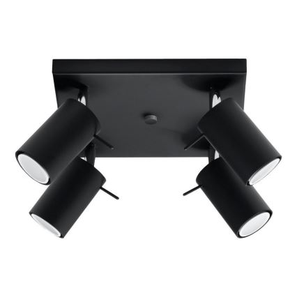 Brilagi - Foco LED ASMUS 4xGU10/7W/230V negro