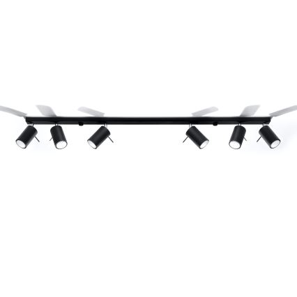 Brilagi - Foco LED ASMUS 6xGU10/7W/230V negro