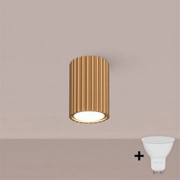 Brilagi - Foco LED CRESTO 1xGU10/10W/230V, 10 cm, color dorado