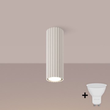 Brilagi - Foco LED CRESTO 1xGU10/10W/230V 20 cm color crema