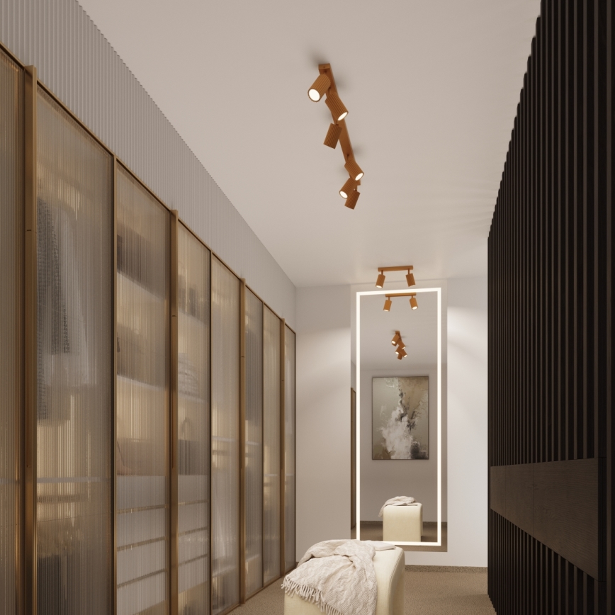 Brilagi - Foco LED CRESTO 1xGU10/10W/230V 20 cm dorado