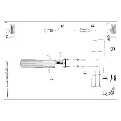 Brilagi - Foco LED CRESTO 1xGU10/10W/230V 30 cm blanco