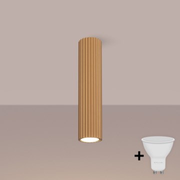 Brilagi - Foco LED CRESTO 1xGU10/10W/230V 30 cm dorado