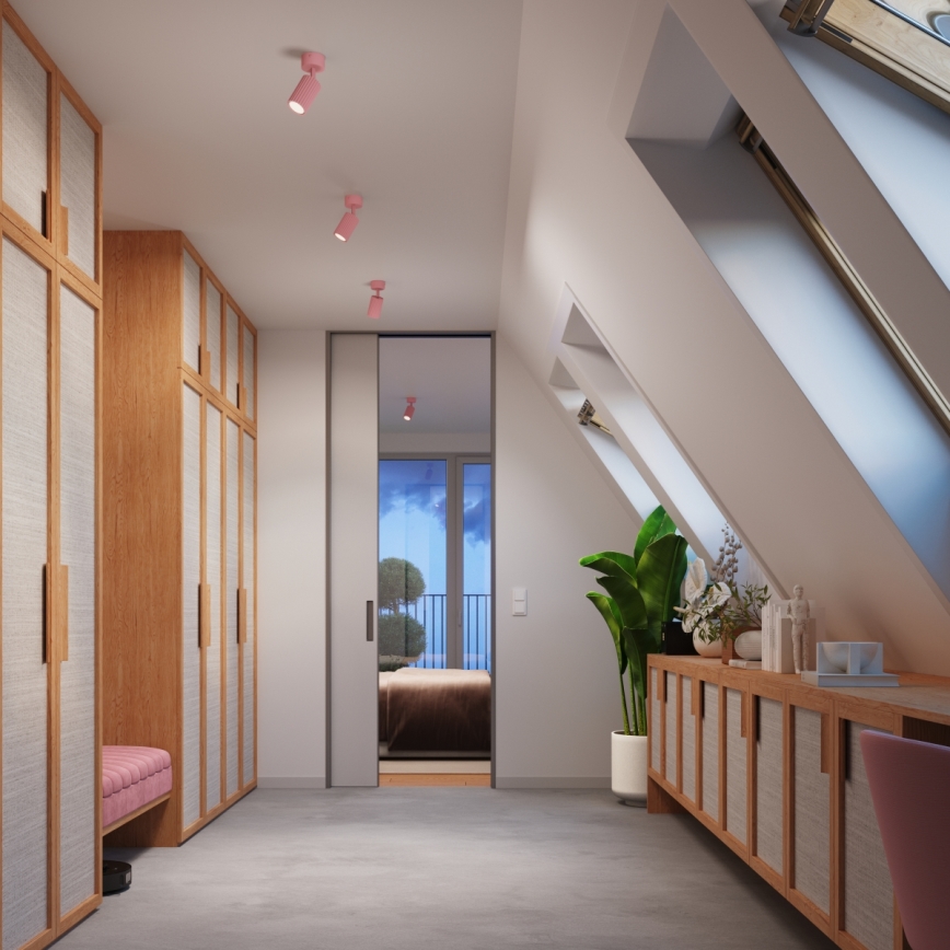 Brilagi - Foco LED CRESTO 1xGU10/10W/230V rosa