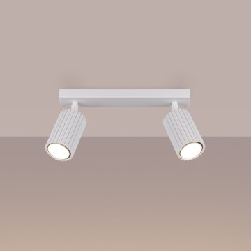 Brilagi - Foco LED CRESTO 2xGU10/10W/230V blanco