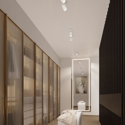 Brilagi - Foco LED CRESTO 2xGU10/10W/230V blanco