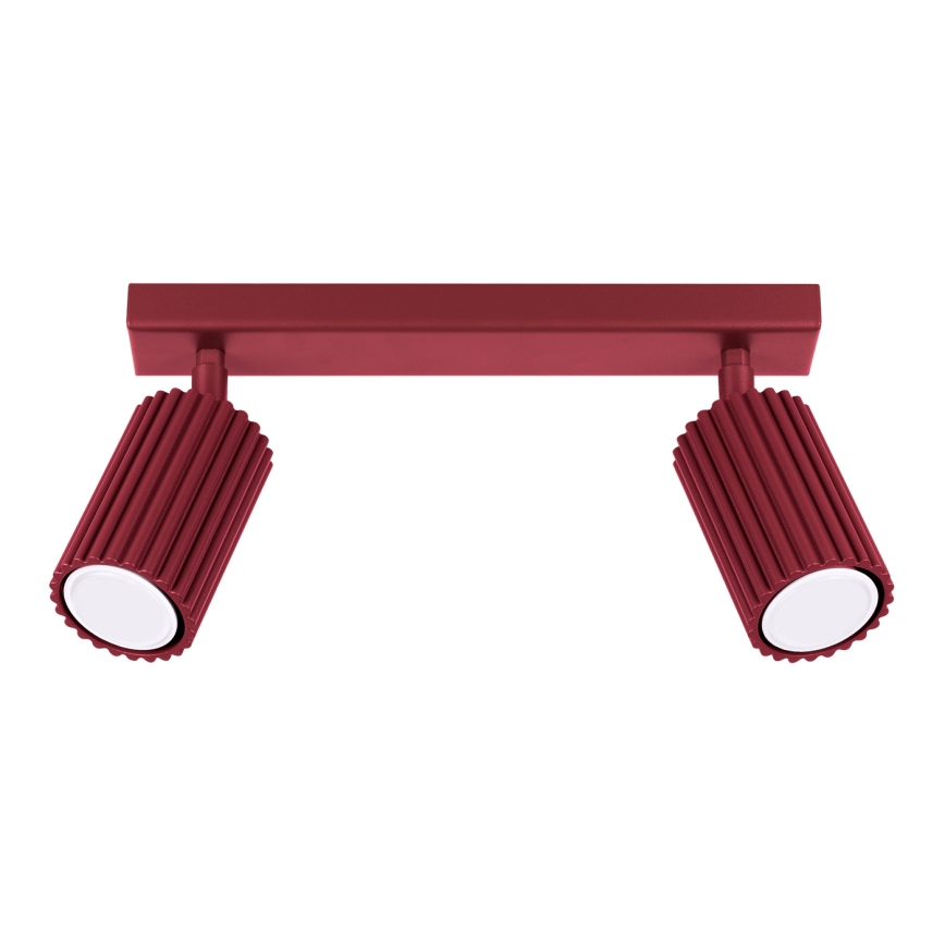 Brilagi - Foco LED CRESTO 2xGU10/10W/230V burdeos