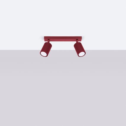 Brilagi - Foco LED CRESTO 2xGU10/10W/230V burdeos