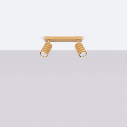 Brilagi - Foco LED CRESTO 2xGU10/10W/230V dorado