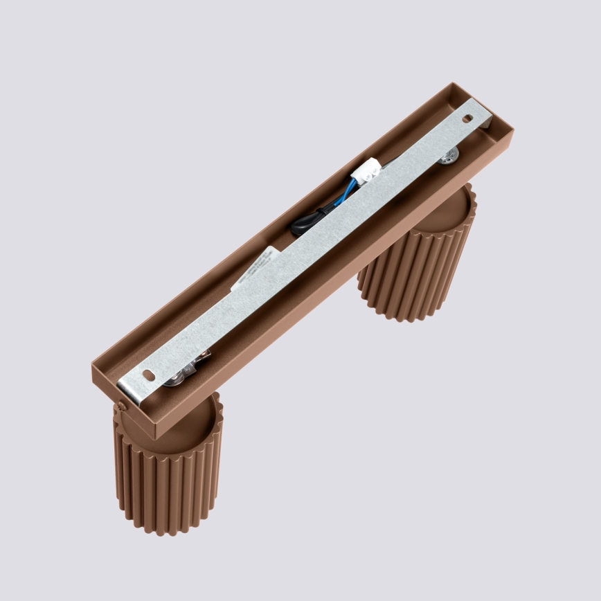 Brilagi - Foco LED CRESTO 2xGU10/10W/230V marrón