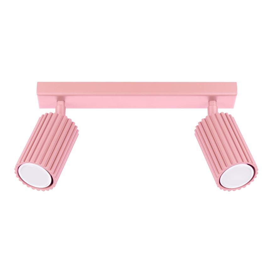 Brilagi - Foco LED CRESTO 2xGU10/10W/230V rosa