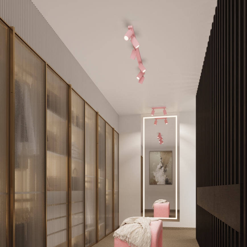 Brilagi - Foco LED CRESTO 2xGU10/10W/230V rosa