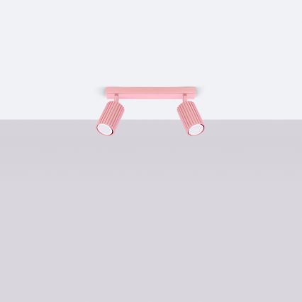 Brilagi - Foco LED CRESTO 2xGU10/10W/230V rosa