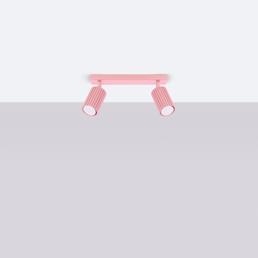 Brilagi - Foco LED CRESTO 2xGU10/10W/230V rosa