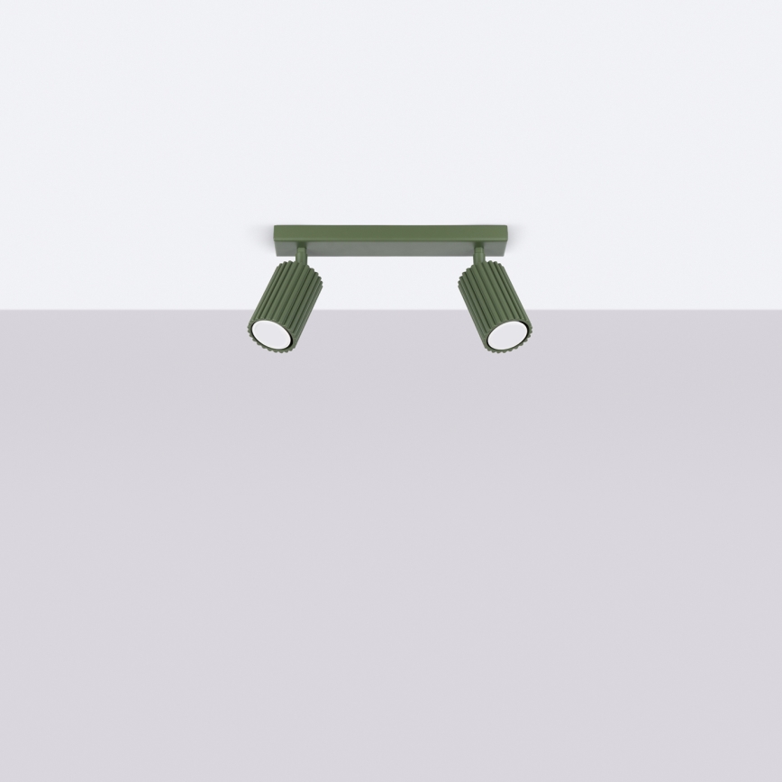 Brilagi - Foco LED CRESTO 2xGU10/10W/230V verde