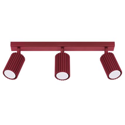 Brilagi - Foco LED CRESTO 3xGU10/10W/230V burdeos