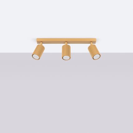 Brilagi - Foco LED CRESTO 3xGU10/10W/230V dorado