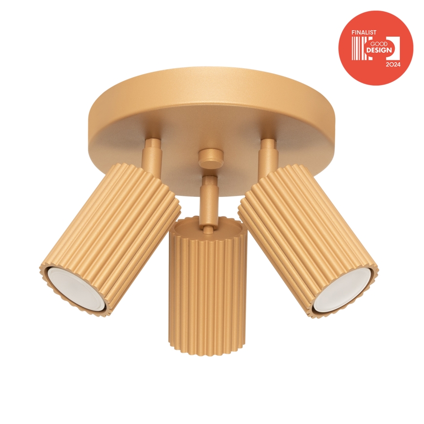 Brilagi - Foco LED CRESTO 3xGU10/10W/230V dorado