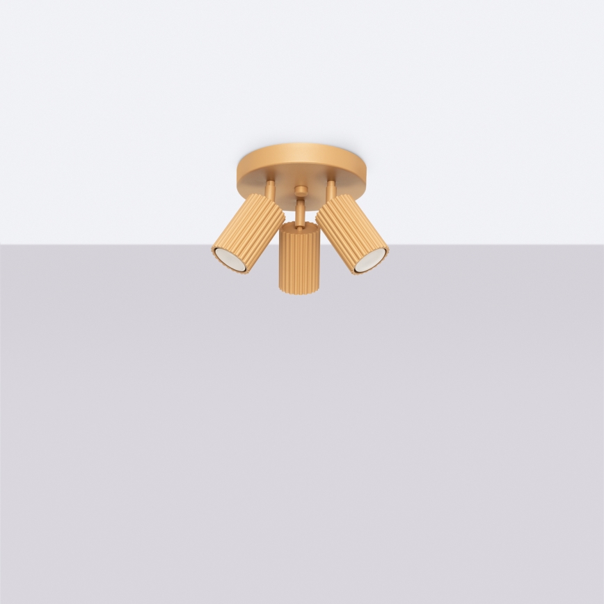 Brilagi - Foco LED CRESTO 3xGU10/10W/230V dorado