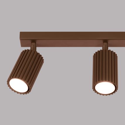 Brilagi - Foco LED CRESTO 3xGU10/10W/230V marrón