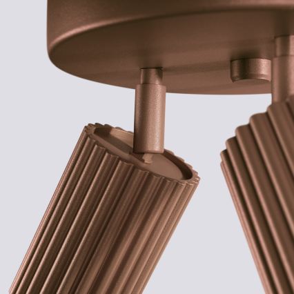 Brilagi - Foco LED CRESTO 3xGU10/10W/230V marrón