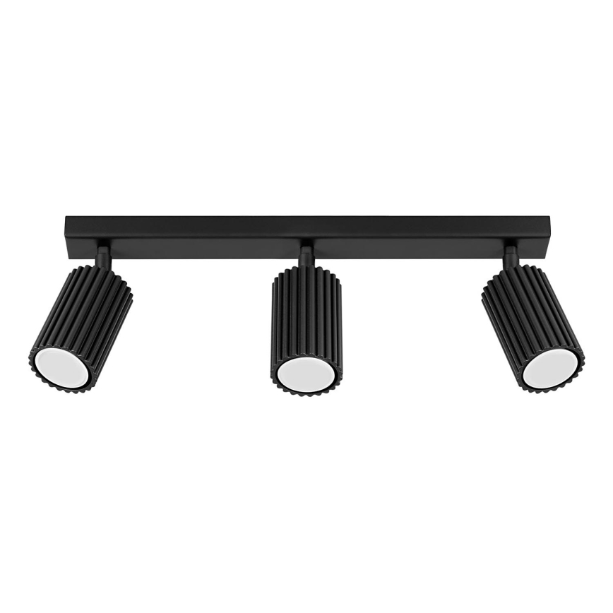 Brilagi - Foco LED CRESTO 3xGU10/10W/230V negro