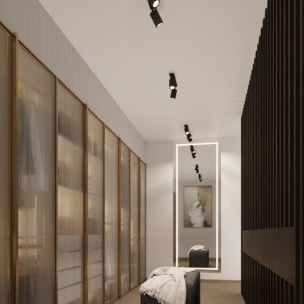 Brilagi - Foco LED CRESTO 3xGU10/10W/230V negro