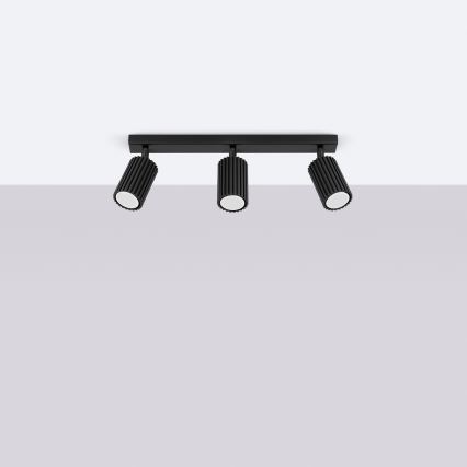 Brilagi - Foco LED CRESTO 3xGU10/10W/230V negro