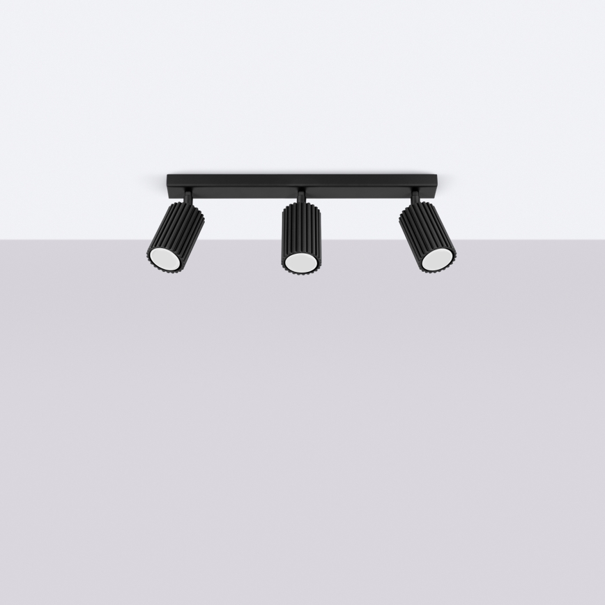 Brilagi - Foco LED CRESTO 3xGU10/10W/230V negro