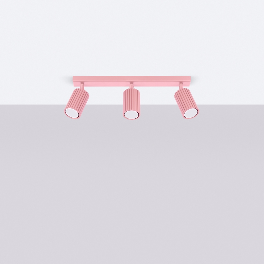 Brilagi - Foco LED CRESTO 3xGU10/10W/230V rosa
