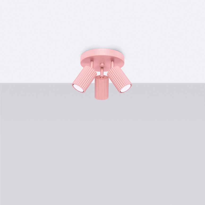 Brilagi - Foco LED CRESTO 3xGU10/10W/230V rosa