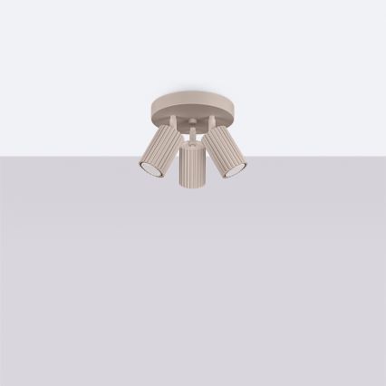 Brilagi - Foco LED CRESTO 3xGU10/10W/230V taupe