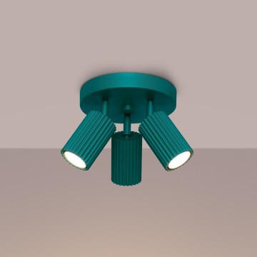 Brilagi - Foco LED CRESTO 3xGU10/10W/230V turquesa