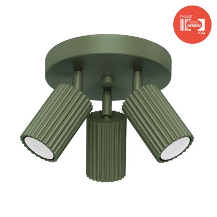 Brilagi - Foco LED CRESTO 3xGU10/10W/230V verde