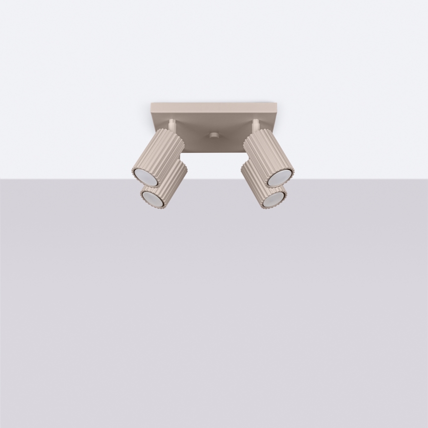 Brilagi - Foco LED CRESTO 4xGU10/10W/230V taupe