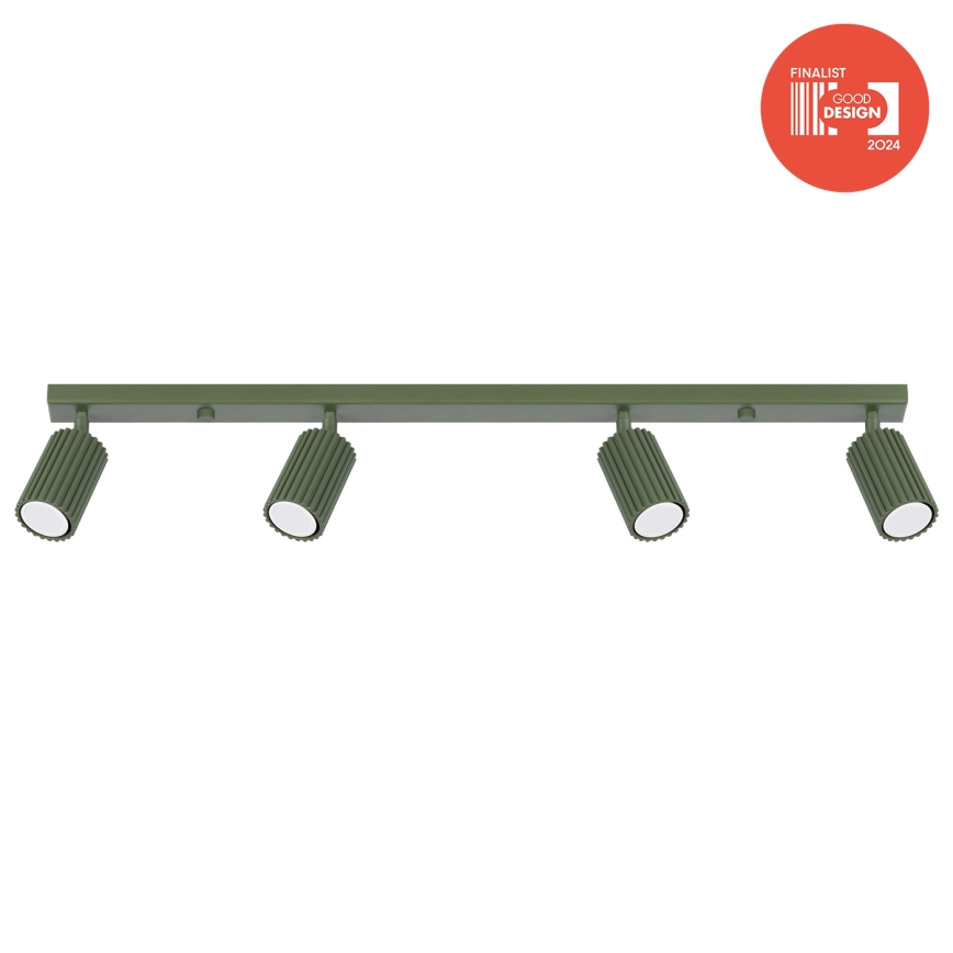 Brilagi - Foco LED CRESTO 4xGU10/10W/230V verde