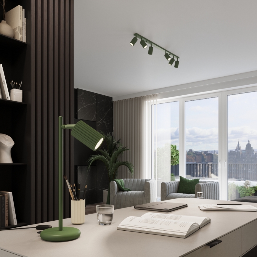 Brilagi - Foco LED CRESTO 4xGU10/10W/230V verde