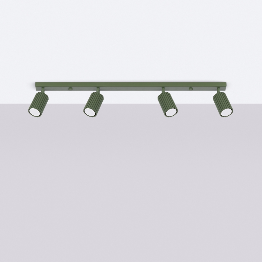 Brilagi - Foco LED CRESTO 4xGU10/10W/230V verde